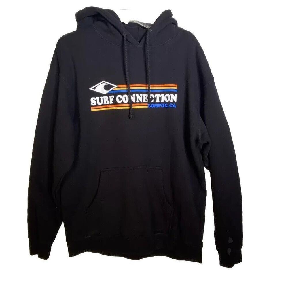 Independent Black Hoodie Sweatshirt Surf Connection Lompoc, CA